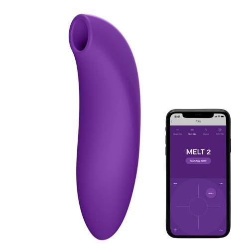 Вакуумный стимулятор клитора We-Vibe Melt 2, фиолетовый