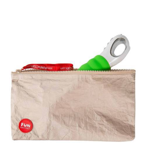 Сумка Fun Factory для хранения секс-игрушек M, золотистая