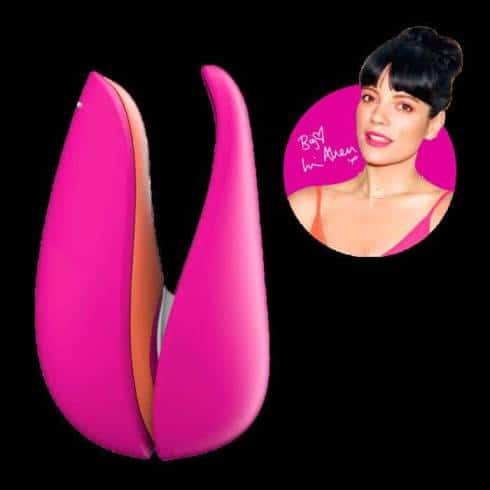 Вакуумный стимулятор клитора Womanizer Liberty by Lily Allen, розовый