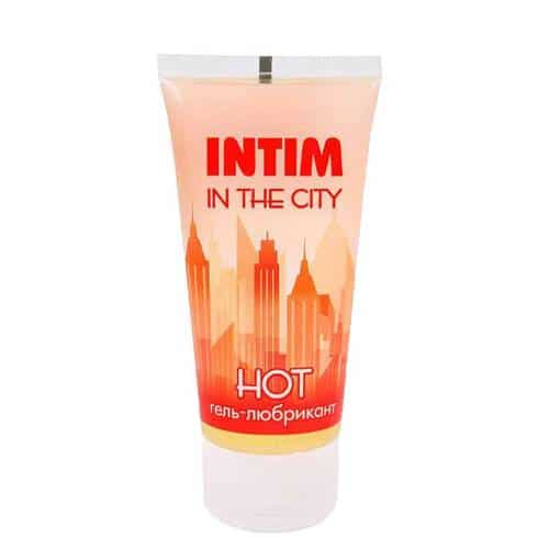 Разогревающий гель-лубрикант Bioritm Intim in the city Hot на водной основе, 60 мл