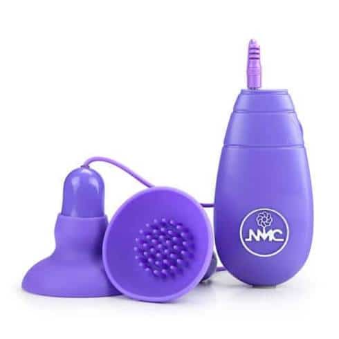 Вибростимуляторы для сосков и клитора Nipple and Clitoris с пультом ДУ, фиолетовые