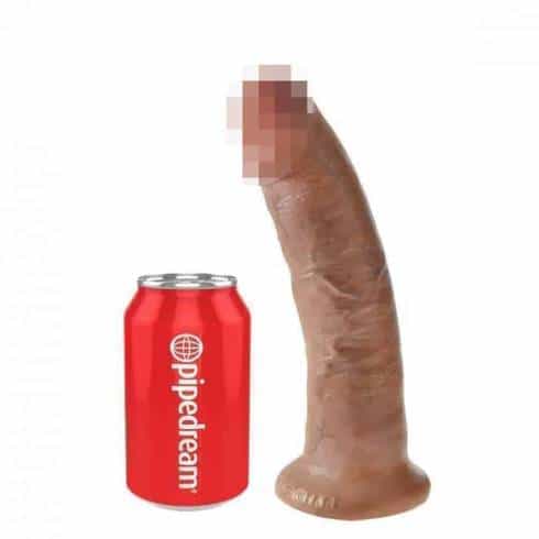 Большой фаллоимитатор на присоске PipeDream King Cock 22.9 см, светло-коричневый