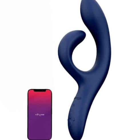 Вибратор-кролик We-Vibe Nova 2, темно-синий