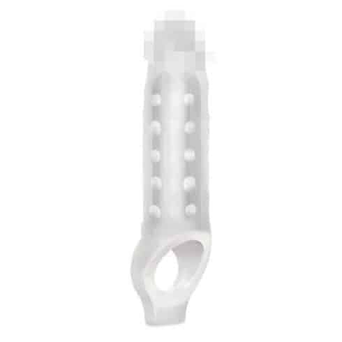 Прозрачная текстурированная насадка BlueLine Mighty Extender, 13см