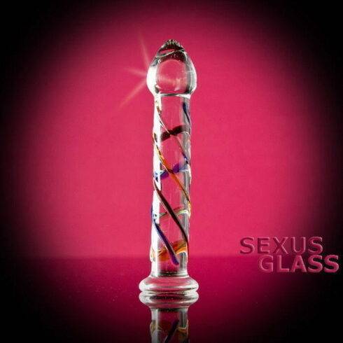 Фаллоимитатор Sexus Glass, прозрачный