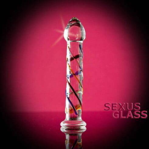 Фаллоимитатор Sexus Glass, прозрачный