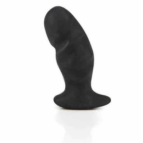 Средняя мягкая анальная пробка Erotic Fantasy Black Ass Training, черная