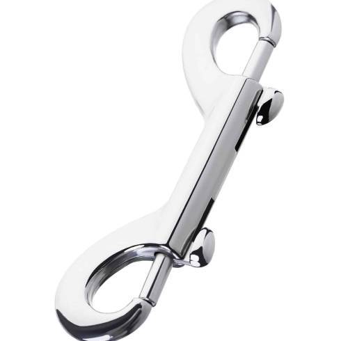 Карабин двусторонний Toyfa Metal, серебристый