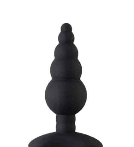 Анальная пробка Hot Planet Unicorn Playful, черная