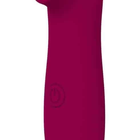 Вакуумный стимулятор клитора Lola Games Take It Easy Ace, бордовый