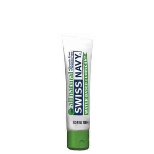 Гипоаллергенный лубрикант Swiss Navy All Natural на водной основе, 10 мл