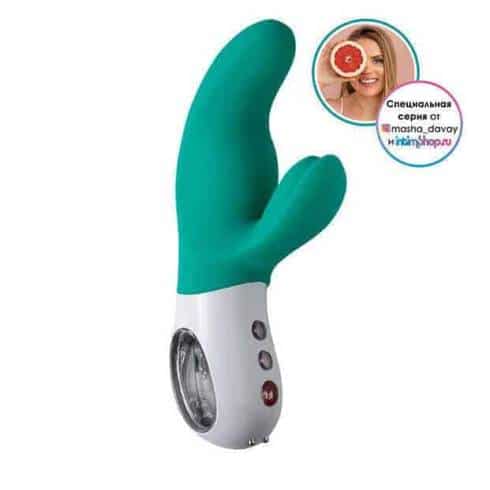 Вибратор-кролик Fun Factory Miss Bi by Masha Davay (Маша Давай), бирюзовый