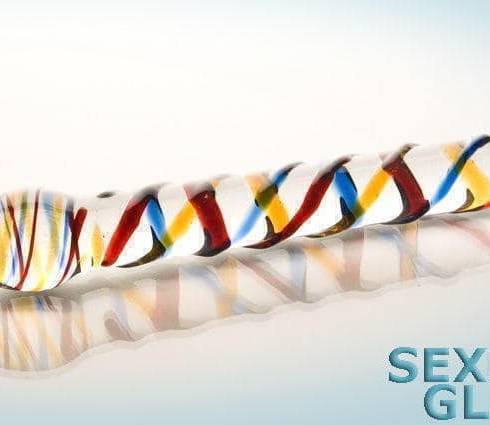 Фаллоимитатор анально вагинальный Sexus Glass, прозрачный