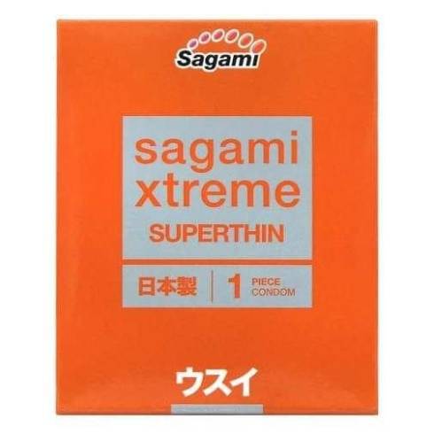 Ультратонкие латексные презервативы Sagami Xtreme Superthin, 1 шт