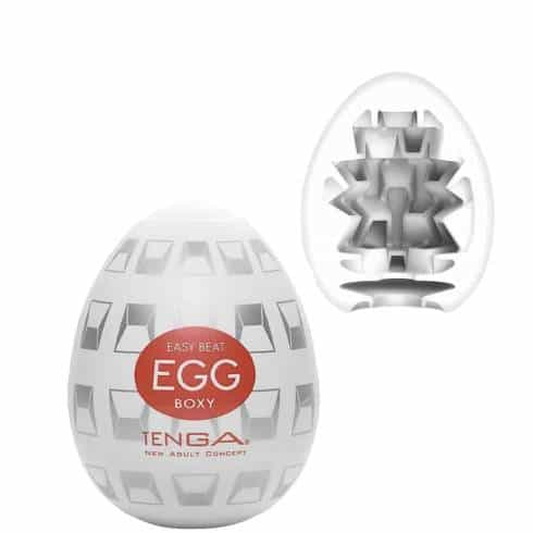 Мастурбатор Tenga Egg New Standard Boxy, белый