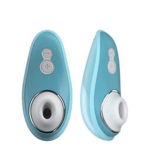 Вакуумный стимулятор клитора Womanizer Liberty, голубой