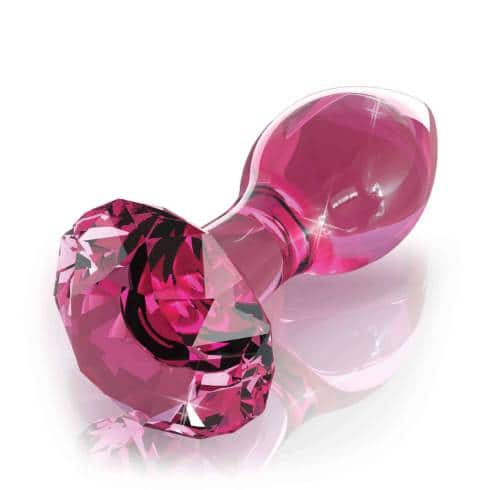 Стеклянная анальная пробка Pipedream Icicles No. 79, розовый