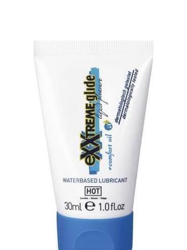 Расслабляющий анальный лубрикант Hot Exxtreme Glide на водной основе, 30 мл
