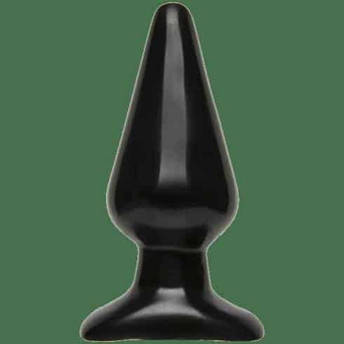 Анальная пробка Doc Johnson Smooth Classic L, чёрная