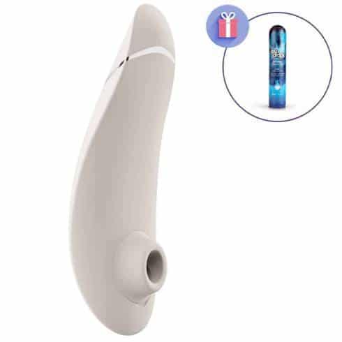 Вакуумный стимулятор клитора Womanizer Premium 2, молочный