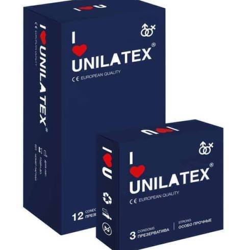 Презервативы особо прочные Unilatex, 12 шт + 3 шт в подарок