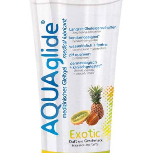 Оральный лубрикант Joy Division Aquaglide Экзотические фрукты на водной основе, 100 мл
