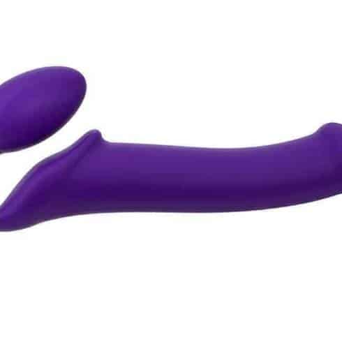 Гибкий страпон Strap-on-me Semi-Realistic L, фиолетовый