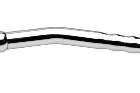 Анальный душ насадка Angled Enema Nozzle XR Brands серебристый