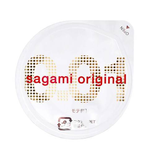Ультратонкие полиуретановые презервативы Sagami Original 0.01, 1 шт