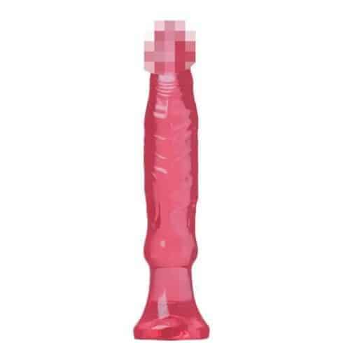 Фаллоимитатор Doc Johnson Crystal Jellies Anal Starter 15.2 см, розовый