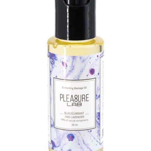 Массажное масло Pleasure Lab Enchanting черная смородина и лаванда, 50 мл