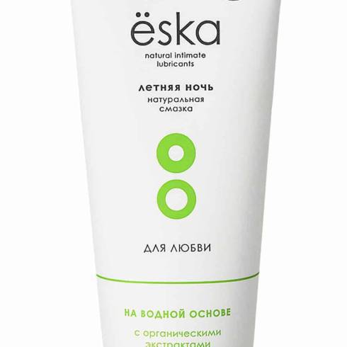Смазка Ёska Летняя ночь с экстрактами василька и мелиссы на водной основе, 75 мл