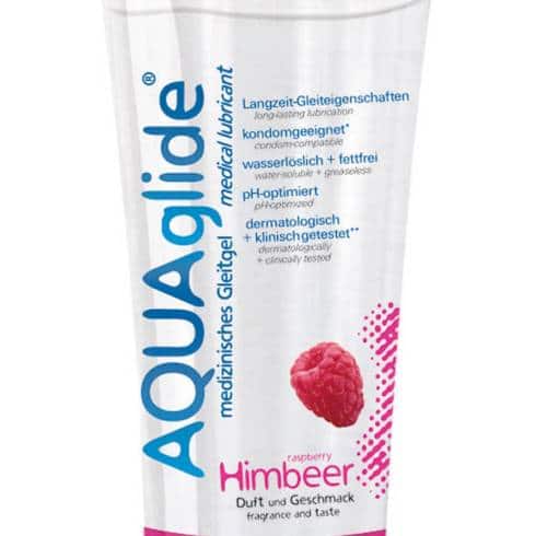 Оральный лубрикант Joy Division Aquaglide Малина на водной основе, 100 мл