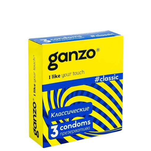 Презервативы классические Ganzo Classic, 3 шт