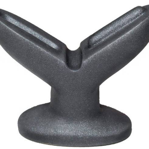 Анально вагинальный плаг LoveToy A Blooming Tulip LoveThing, черный