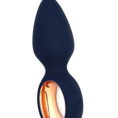 Анальная вибропробка Hot Planet Mars, синяя