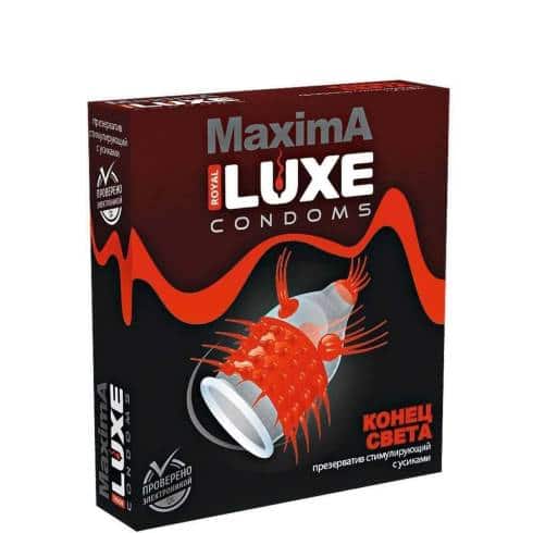 Презерватив Luxe Maxima Конец света с усиками, 1 шт