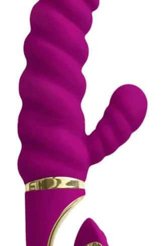 Вибратор-кролик Gvibe Gcandy рельефный, ягодный