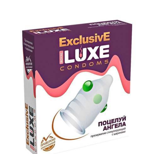 Презерватив Luxe Exclusive Поцелуй ангела с шариками, 1 шт