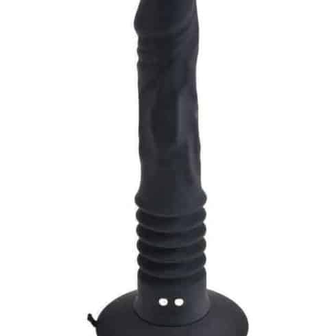 Анальный вибростимулятор с фрикционными движениями Pipedream Ass Fucker, черный