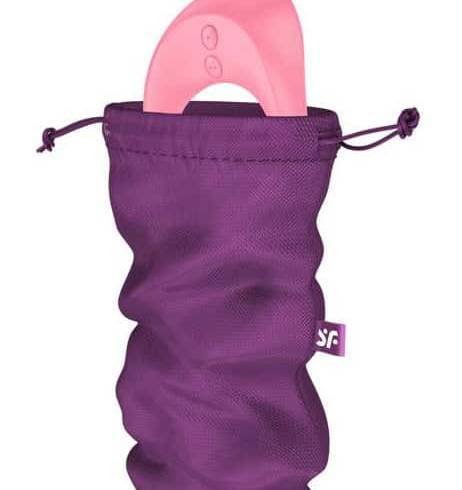 Мешочек Satisfyer Treasure Bag для хранения секс-игрушек M, фиолетовый