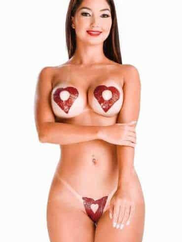 Съедобные наклейки для тела HotFlowers Шоколад, коричневые