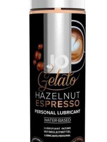 Оральный лубрикант System JO Gelato Ореховый эспрессо на водной основе, 120 мл