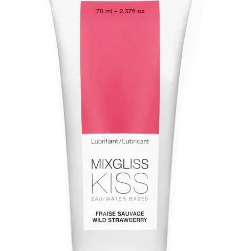 Лубрикант Mixgliss Kiss Лесная земляника на водной основе, 70 мл