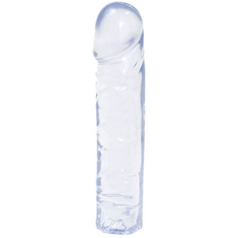 Фаллоимитатор Doc Johnson Crystal Jellies Classic Dong 19.7 см, бесцветный