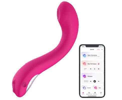 Вибратор для точки G Lovense Osci, розовый