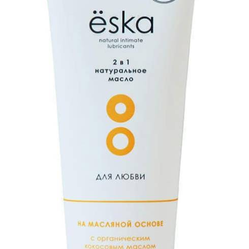 Лубрикант-масло Ёska с кокосовым маслом и витамином Е, 75 мл