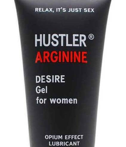 Возбуждающая гель-смазка Hustler Arginine с L-аргинином на гибридной основе, 75 мл