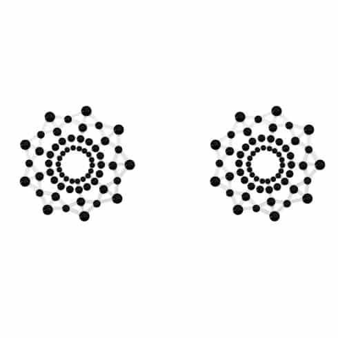 Наклейки на Грудь Burlesque Rowland Black Lola Games Burlesque