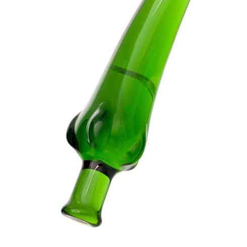 Стимулятор Sexus Glass в форме перчика 13.5 см, зеленый
